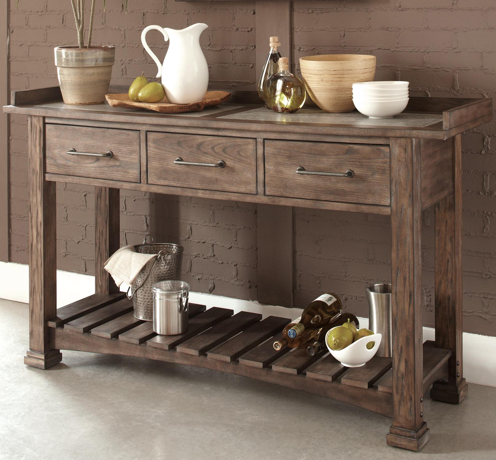 Stone Ridge Casual Server With 3 Drawers Rotmans Servers